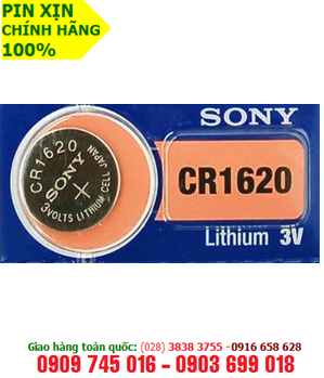 Sony CR1620; Pin 3v lithium Sony CR1620 chính hãng Made in Indonesia
